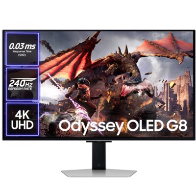 Monitor SAMSUNG Odyssey G8 LS32DG802SUXDU 31.6" OLED 3840x2160px 240Hz 0.03 ms [GTG]