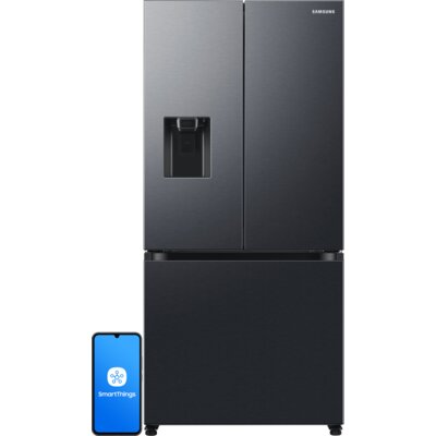 Lodówka SAMSUNG RF50C530EB1 EO Side by Side AI No Frost 177.6cm Kostkarka Dystrybutor wody Grafitowa stal