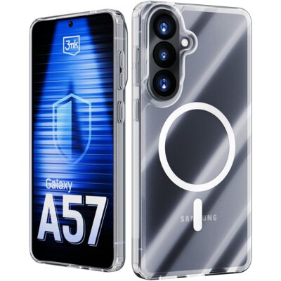 Etui 3MK Hardy LiqForce MagCase do Samsung Galaxy A57 Przezroczysty