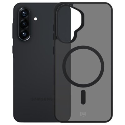 Etui 3MK Smoke MagCase do Samsung Galaxy A37 Czarny transparentny