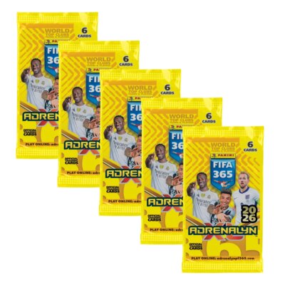 Karty PANINI FIFA 365 Adrenalyn XL 2026 Saszetka z kartami PAN02917 (5 saszetek)