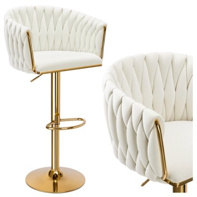 Hoker EHOKERY Cofton Gold Velvet Kremowa biel