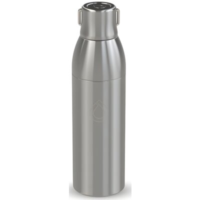 Butelka DAFI PushAir 0.9 l Chrom