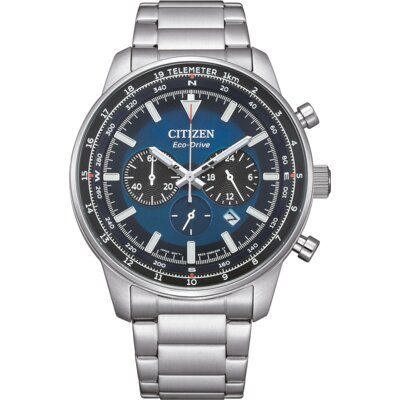 Zegarek CITIZEN Aviation Chronograph CA4500-91L Srebrny