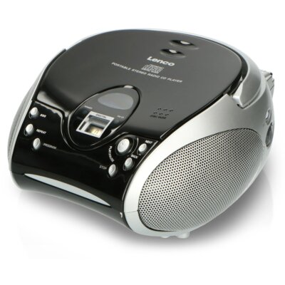 Radioodtwarzacz LENCO SCD-24 Czarno-srebrny
