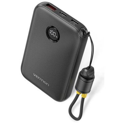 Powerbank VENTION FKAB0-C 10000mAh 22.5W Czarny