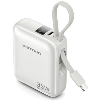 Powerbank VENTION 10000 mAh 35W Beżowy