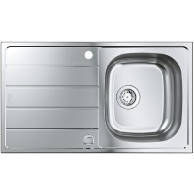 Zlewozmywak jednokomorowy z ociekaczem GROHE K200 31552SD1 Stal szlachetna 50x86