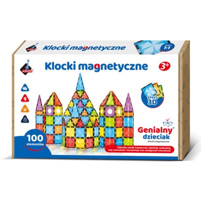 Klocki magnetyczne ASKATO Genialny dzieciak 127712