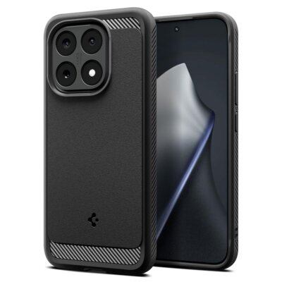 Etui SPIGEN Rugged Armor do Xiaomi 15T Czarny mat