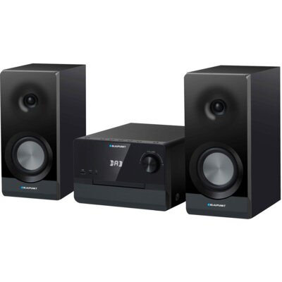 Wieża BLAUPUNKT MS49DAB Czarna, HDMI ARC, Odtw.CD/-R/-RW, Bluetooth, Tuner FM/DAB+, Wbudowany Korektor dźwięku, Wejście USB
