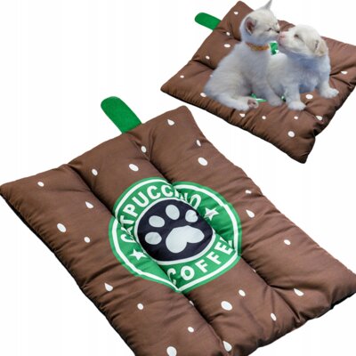 Legowisko dla psa/kota PETSTORY Coffee 55x42 cm, antypoślizgowe