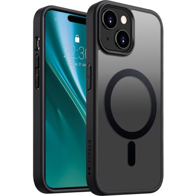 Etui ETTERI Matt Mag do Apple iPhone 13 Czarny
