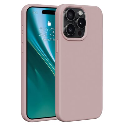 Etui ETTERI Silicone Case do Apple iPhone 12/12 Pro Jasnoróżowy