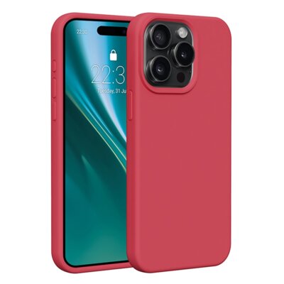 Etui ETTERI Silicone Case do Apple iPhone 12/12 Pro Malinowy