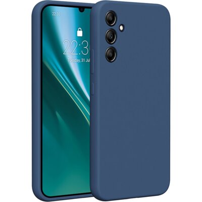 Etui ETTERI Silicone Case do Samsung Galaxy A34 5G Ciemnoniebieski