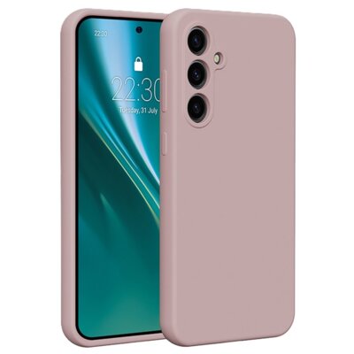 Etui ETTERI Silicone Case do Samsung Galaxy S23 FE Jasnoróżowy