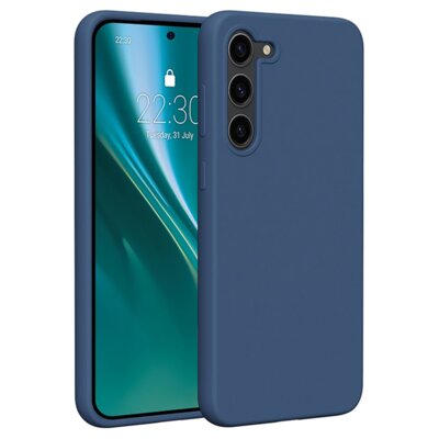 Etui ETTERI Silicone Case do Samsung Galaxy S23+ Ciemnoniebieski