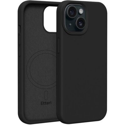 Etui ETTERI Silicone Mag do Apple iPhone 15 Czarny