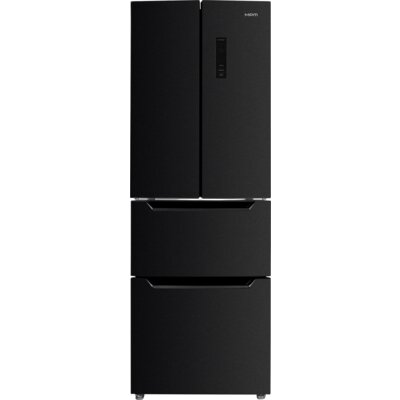 Lodówka MPM 351-SBF-18 D No frost 185.5cm Czarny inox