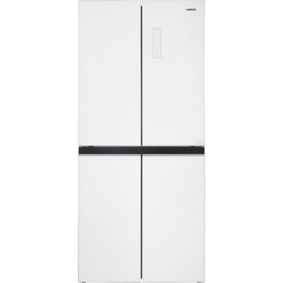 Lodówka MPM-434-SBF-16 D Side by Side No Frost 180cm Białe szkło
