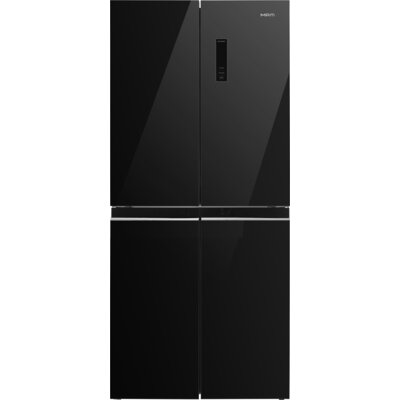 Lodówka MPM-434-SBF-17 D Side by Side No Frost 180cm Czarne szkło
