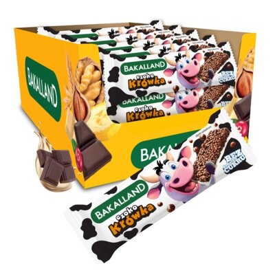 Baton BAKALLAND Czoko krówka (30 x 25 g)