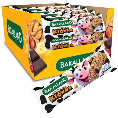 Baton BAKALLAND Mleczna krówka (30 x 25 g)