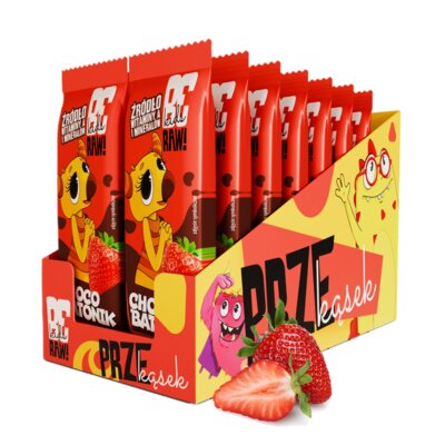 Baton BERAW Kids Choco Truskawkowy (16 x 25 g)