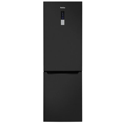 Lodówka AMICA FK3776.2DFZHC No frost 200cm Czarna