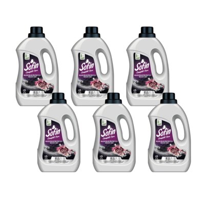 Płyn do prania SOFIN Complete Care 6 x 1500 ml do czarnych tkanin