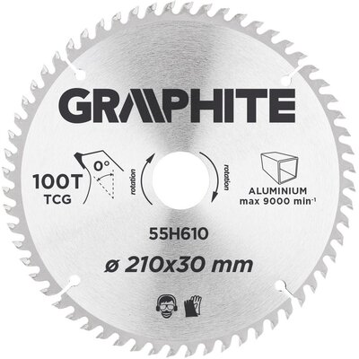Tarcza do cięcia GRAPHITE 55H610 210 mm