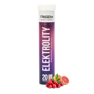 Elektrolity TRIGGY Grejpfrutowo-żurawinowy (20 tabletek)