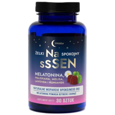 Żelki TRIGGY Na spokojny ssSen (60 żelek)