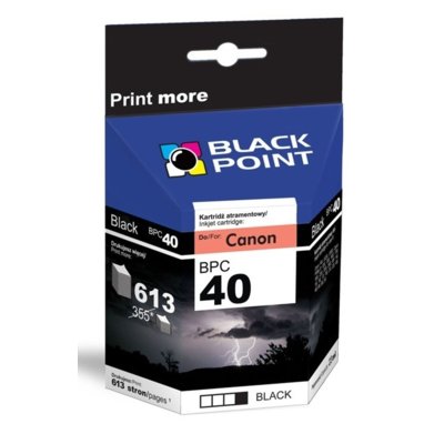 Tusz BLACK POINT do Canon PG-40 Czarny 21 ml BPC40XL
