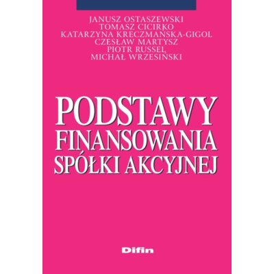 Podstawy finansowania spółki akcyjnej