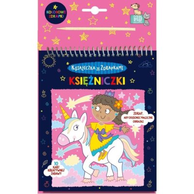 Księżniczki. Kolorowe zdrapki Praca zbiorowa