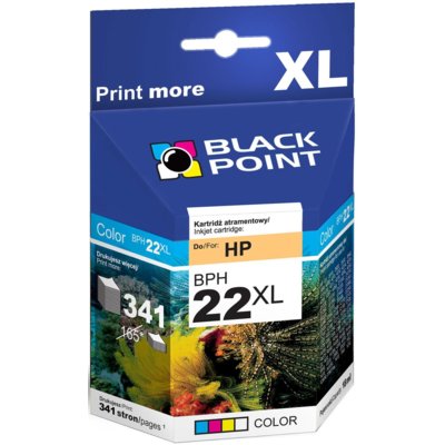 Tusz BLACK POINT do HP 22 XL C9352CE Kolorowy 18 ml BPH22XL