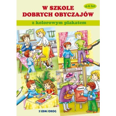 W szkole dobrych obyczajów z kolorowym plakatem Tamara Bolanowska