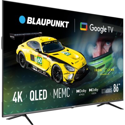 Telewizor BLAUPUNKT 86QCG6000S 86" QLED 4K Google TV Dolby Atmos Dolby Vision