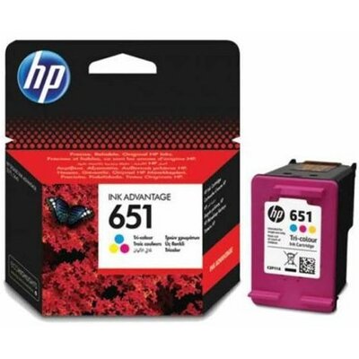 Tusz HP 651 Kolorowy 6 ml C2P11AE