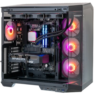 Komputer MAD DOG MASTERPIECE-A01DR32 R7-7800X3D 32GB RAM 1TB SSD GeForce RTX5070 DLSS 4 Wi-Fi