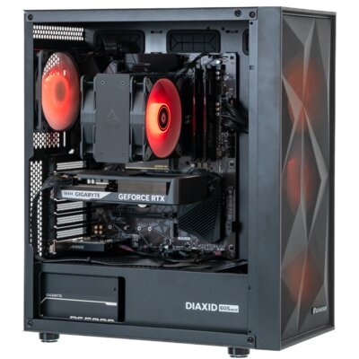 Komputer MAD DOG GENESIS-A02DB16 R7-5700 16GB RAM 1TB SSD GeForce RTX5060 DLSS 4 Wi-Fi