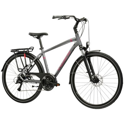 Rower trekkingowy INDIANA X-Road 3.0 M21 28 cali męski Szaro-bordowy