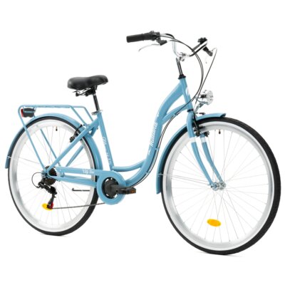 Rower miejski INDIANA Moena S7B 28 cali damski Pastelowy-błękit