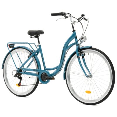 Rower miejski INDIANA Moena S7B 28 cali damski Niebieski