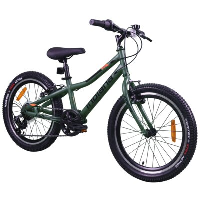 Rower dziecięcy INDIANA Figo 20 cali dla chłopca Oliwkowy
