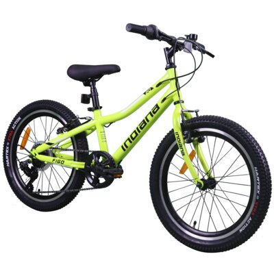 Rower dziecięcy INDIANA Figo 20 cali Limonkowy