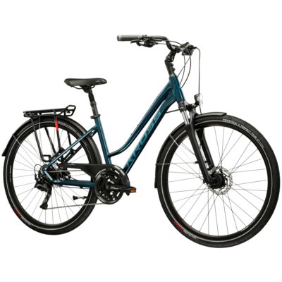 Rower trekkingowy KROSS XPRT D17 28 cali damski Turkusowo-morski
