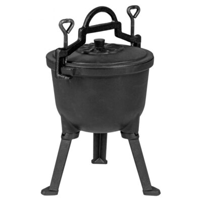 Kociołek na ognisko MIRPOL MIR-KL15E 15L Czarny